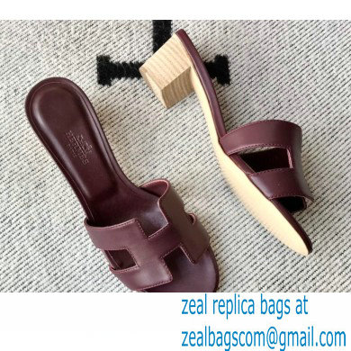 Hermes Heel 5cm Oasis Sandals in Swift Box Calfskin 28
