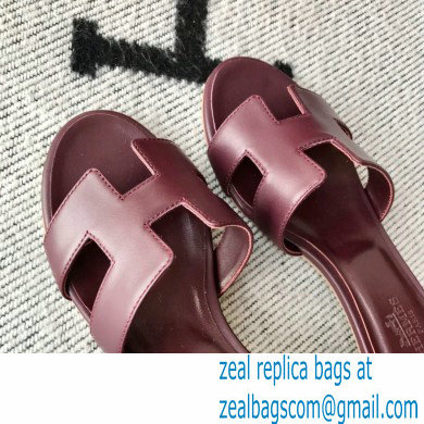 Hermes Heel 5cm Oasis Sandals in Swift Box Calfskin 28