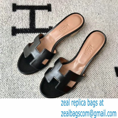 Hermes Heel 5cm Oasis Sandals in Swift Box Calfskin 30