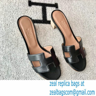 Hermes Heel 5cm Oasis Sandals in Swift Box Calfskin 30