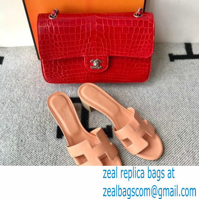 Hermes Heel 5cm Oasis Sandals in Swift Box Calfskin 32