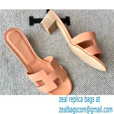 Hermes Heel 5cm Oasis Sandals in Swift Box Calfskin 32 - Click Image to Close