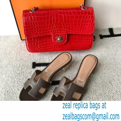 Hermes Heel 5cm Oasis Sandals in Swift Box Calfskin 33