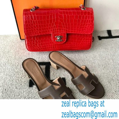 Hermes Heel 5cm Oasis Sandals in Swift Box Calfskin 33