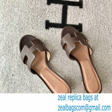 Hermes Heel 5cm Oasis Sandals in Swift Box Calfskin 33 - Click Image to Close