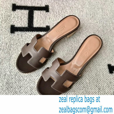 Hermes Heel 5cm Oasis Sandals in Swift Box Calfskin 33