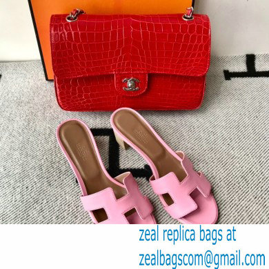 Hermes Heel 5cm Oasis Sandals in Swift Box Calfskin 36