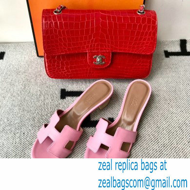 Hermes Heel 5cm Oasis Sandals in Swift Box Calfskin 36