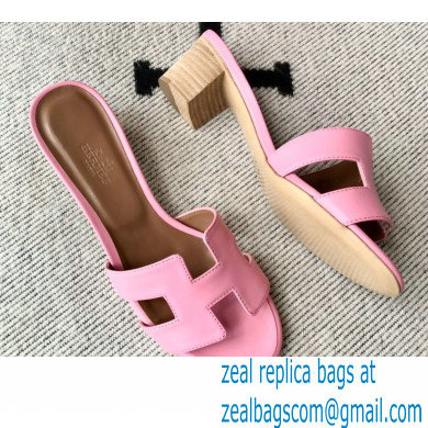 Hermes Heel 5cm Oasis Sandals in Swift Box Calfskin 36 - Click Image to Close