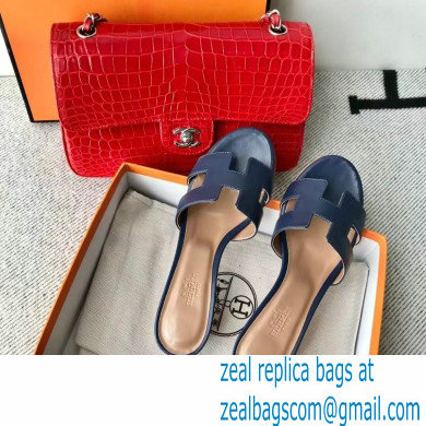 Hermes Heel 5cm Oasis Sandals in Swift Box Calfskin 37