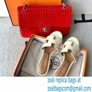 Hermes Heel 5cm Oasis Sandals in Swift Box Calfskin 40