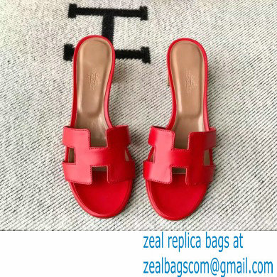 Hermes Heel 5cm Oasis Sandals in Swift Box Calfskin 42