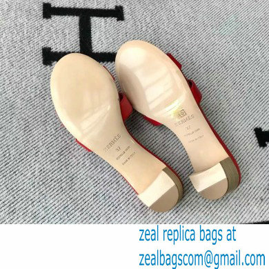 Hermes Heel 5cm Oasis Sandals in Swift Box Calfskin 42 - Click Image to Close