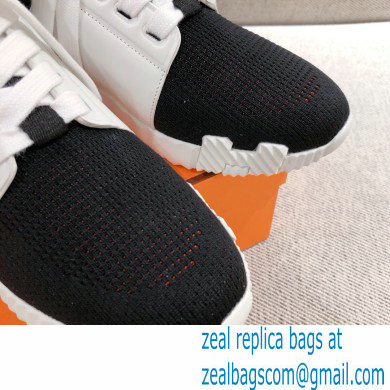 Hermes Knit and calfskin Depart Sneakers 01 2022 - Click Image to Close