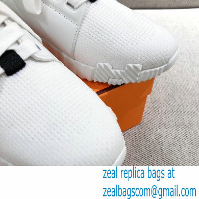 Hermes Knit and calfskin Depart Sneakers 02 2022 - Click Image to Close