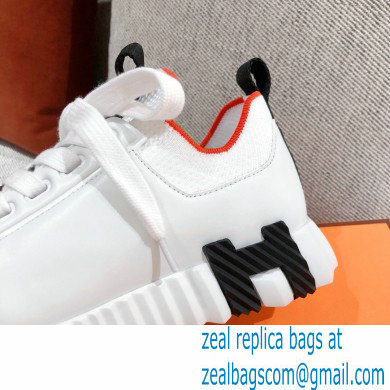 Hermes Knit and calfskin Depart Sneakers 02 2022 - Click Image to Close