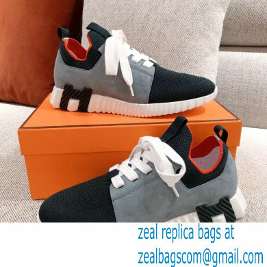 Hermes Knit and calfskin Depart Sneakers 03 2022