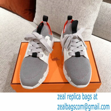 Hermes Knit and calfskin Depart Sneakers 04 2022 - Click Image to Close