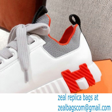 Hermes Knit and calfskin Depart Sneakers 04 2022 - Click Image to Close