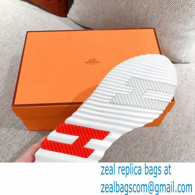 Hermes Knit and calfskin Depart Sneakers 04 2022 - Click Image to Close