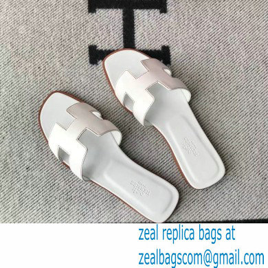 Hermes Oran Flat Sandals in Swift Box Calfskin 14