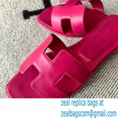 Hermes Oran Flat Sandals in Swift Box Calfskin 16