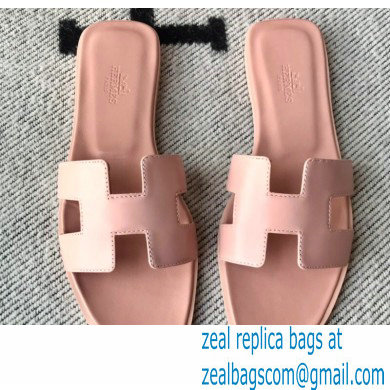 Hermes Oran Flat Sandals in Swift Box Calfskin 21