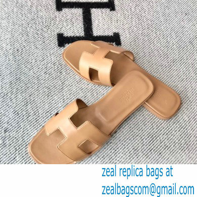 Hermes Oran Flat Sandals in Swift Box Calfskin 24 - Click Image to Close