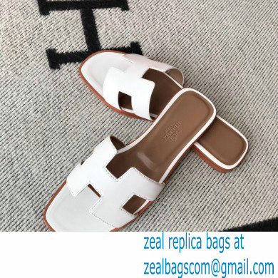 Hermes Oran Flat Sandals in Swift Box Calfskin 29 - Click Image to Close