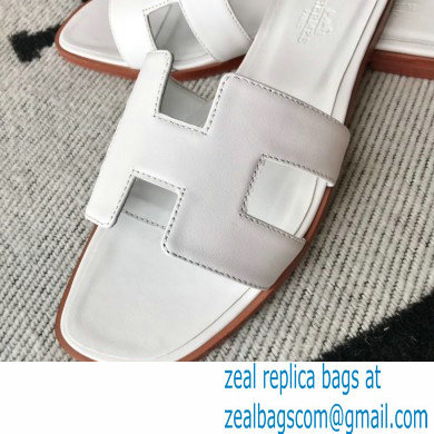 Hermes Oran Flat Sandals in Swift Box Calfskin 30 - Click Image to Close