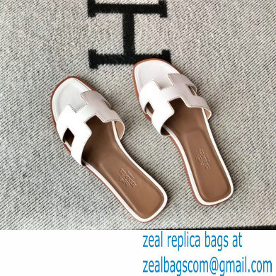 Hermes Oran Flat Sandals in Swift Box Calfskin 31 - Click Image to Close