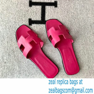 Hermes Oran Flat Sandals in Swift Box Calfskin 34 - Click Image to Close