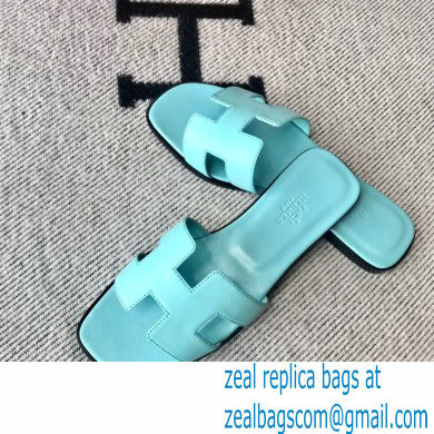 Hermes Oran Flat Sandals in Swift Box Calfskin 45 - Click Image to Close