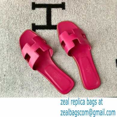 Hermes Oran Flat Sandals in Swift Box Calfskin 49 - Click Image to Close