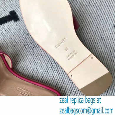 Hermes Oran Flat Sandals in Swift Box Calfskin 50 - Click Image to Close