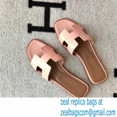 Hermes Oran Flat Sandals in Swift Box Calfskin 83 - Click Image to Close