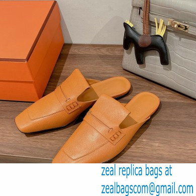 Hermes Perforated H Eloge mules Brown 2022