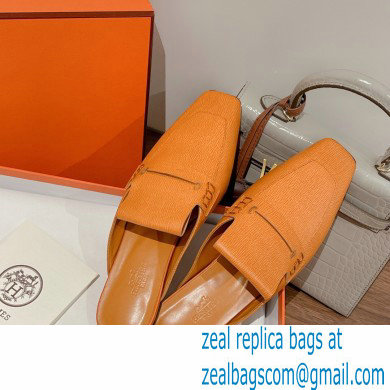 Hermes Perforated H Eloge mules Brown 2022