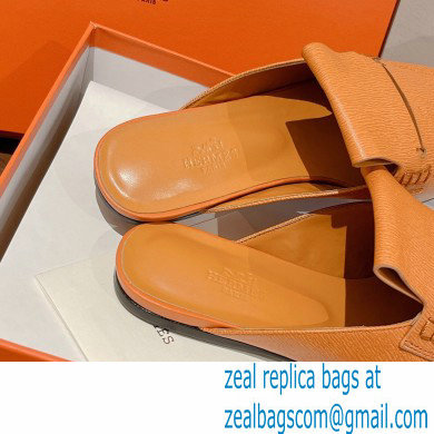 Hermes Perforated H Eloge mules Brown 2022