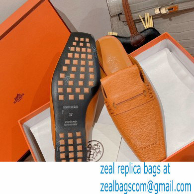 Hermes Perforated H Eloge mules Brown 2022