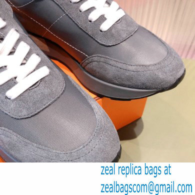 Hermes suede Calfskin Drive Sneakers 01 2022 - Click Image to Close