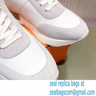 Hermes suede Calfskin Drive Sneakers 04 2022 - Click Image to Close