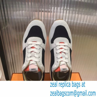 Hermes technical mesh and suede Escape Sneakers 01 2022