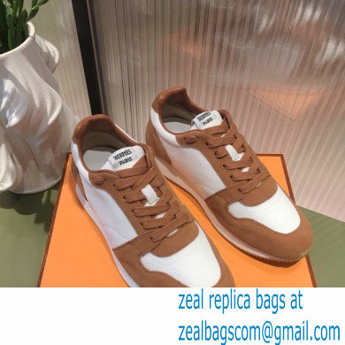 Hermes technical mesh and suede Escape Sneakers 02 2022