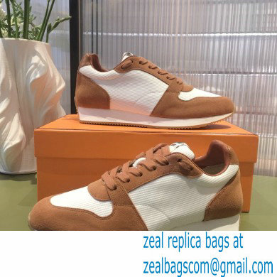 Hermes technical mesh and suede Escape Sneakers 02 2022