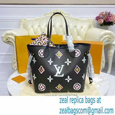 LOUIS VUITTON Neverfull MM BAG M45819 black - Click Image to Close