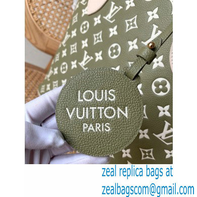 LOUIS VUITTON Neverfull MM BAG M46102 kaki/beige