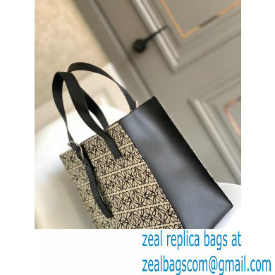 Loewe Buckle Tote Bag in Anagram jacquard and calfskin White 2022 - Click Image to Close