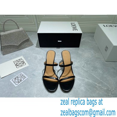 Loewe Heel 6cm Soap Sandals Black 2022 - Click Image to Close