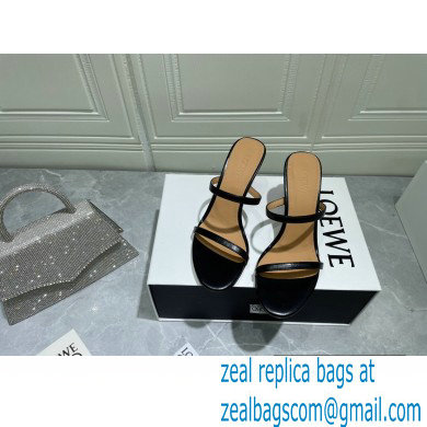 Loewe Heel 6cm Soap Sandals Black 2022 - Click Image to Close